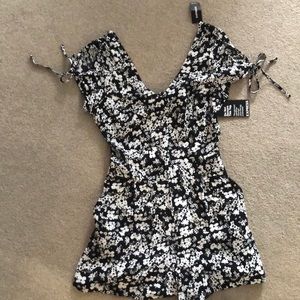 Express Black & White Romper